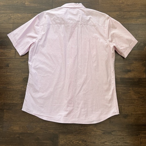 COLOURS by‎ ALEXANDER JULIAN Button Up Shirt Mens XL Pink Preppy All Over Print - Picture 9 of 9